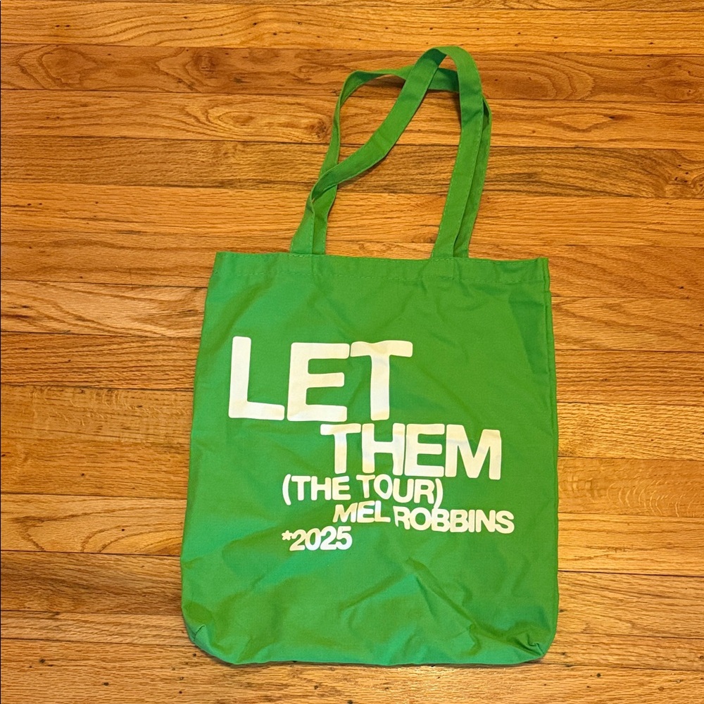 NWOT -Mel Robbins- LET THEM TOUR 2025 TOTE